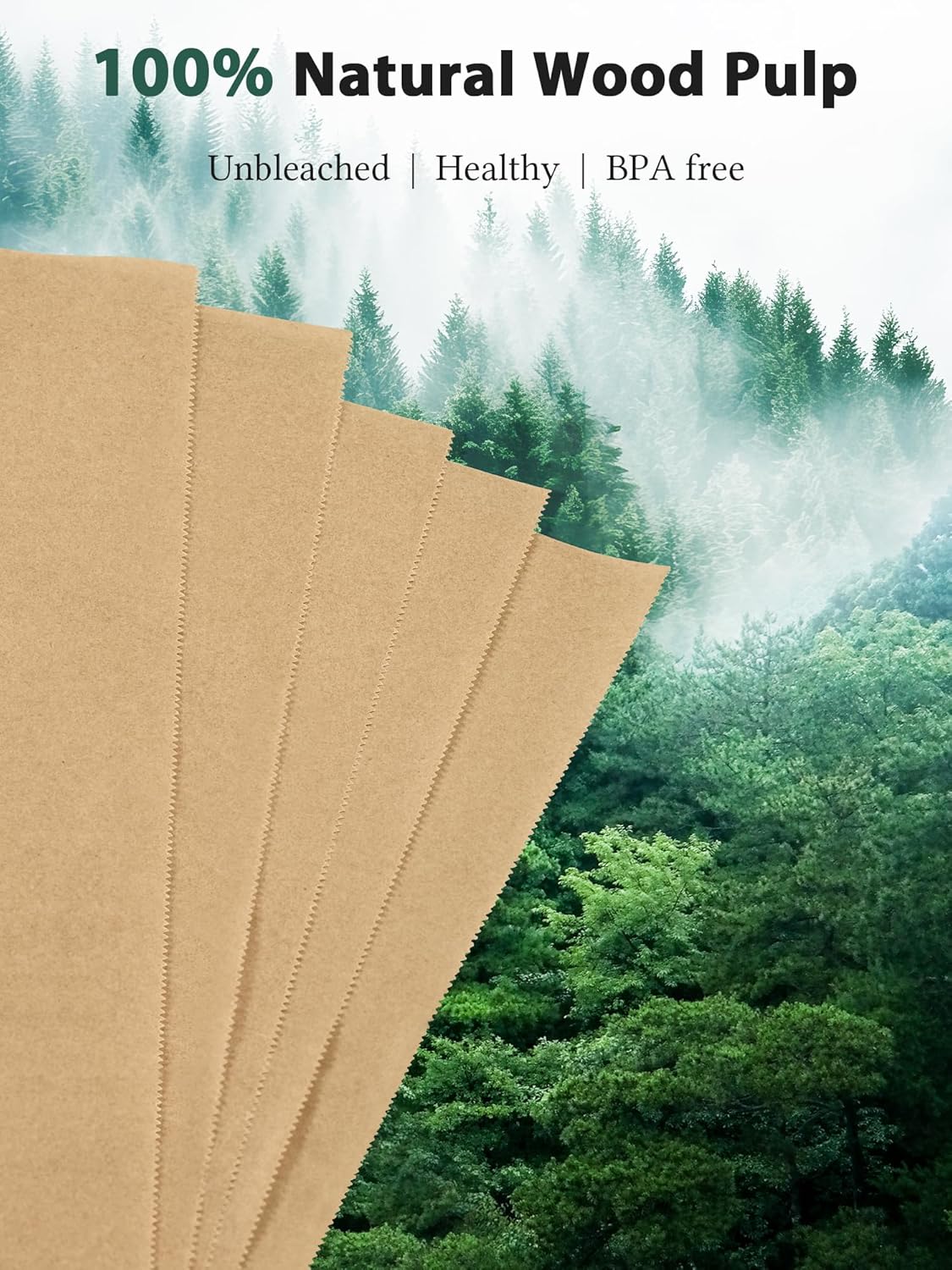 SMARTAKE Parchment Paper Sheets - 200 Pcs Bundle for Baking & Grilling | 12x16 Inches, Unbleached