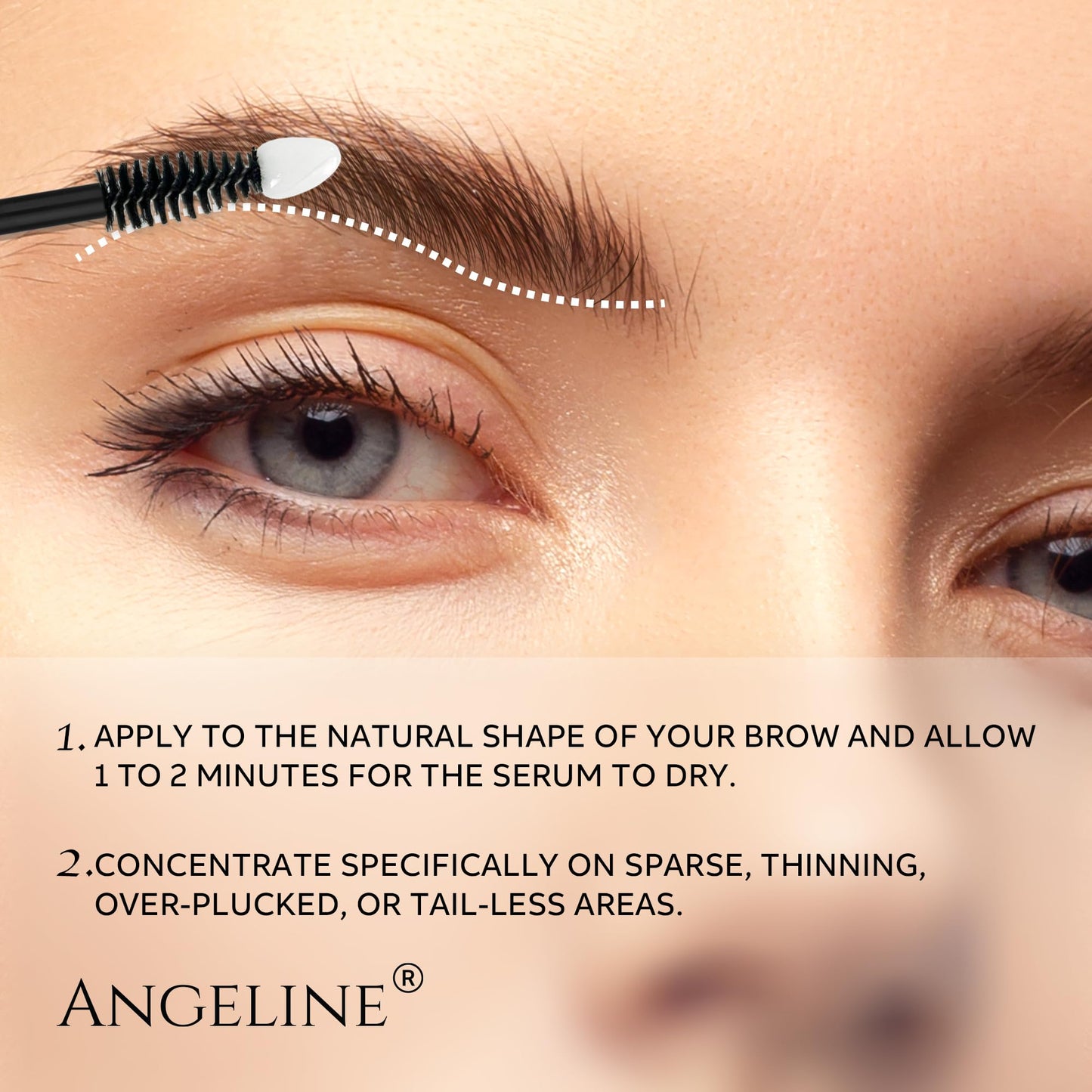 Premium Eyebrow Growth Serum for Thicker Brows, Advanced Eyebrow Serum to Grow Brows 5ml