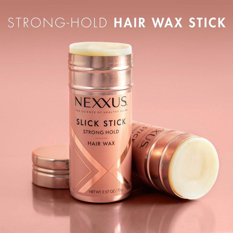 Nexxus Strong Hold Hair Wax 2.33 oz & Thermal Shield Spray Prep & Protect 6 oz Bundle
