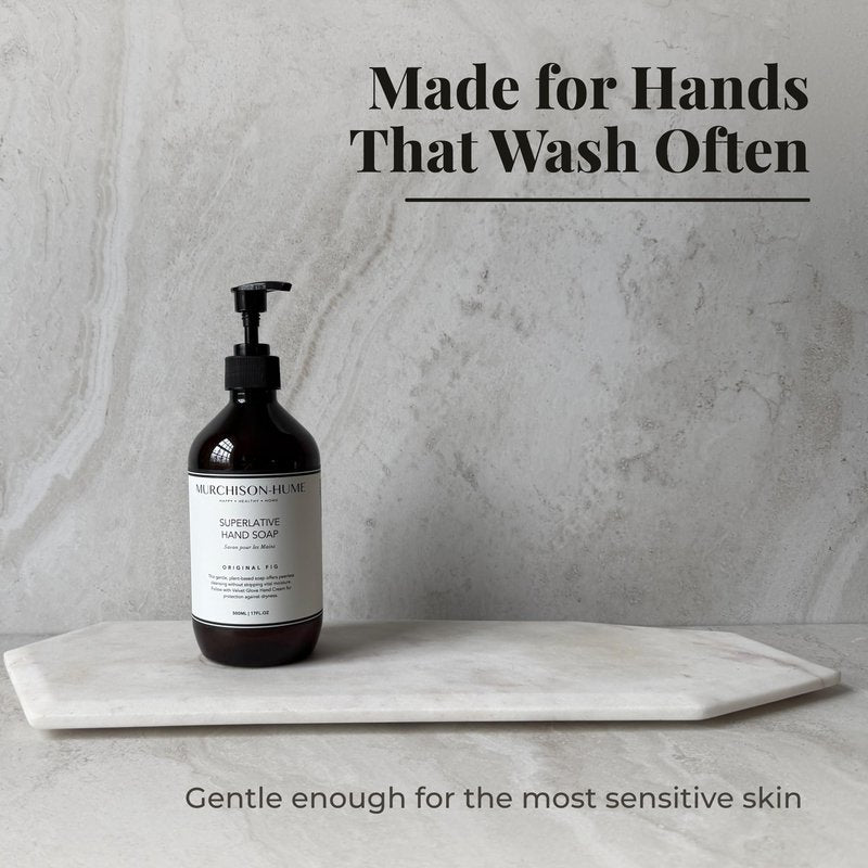 Murchison-Hume Original Fig Hand Soap Refill | Superlative Plant-Based Formula | Eco-Friendly 32 fl oz Refill for Pump Dispenser | SLS-Free, Paraben-Free & Cruelty-Free