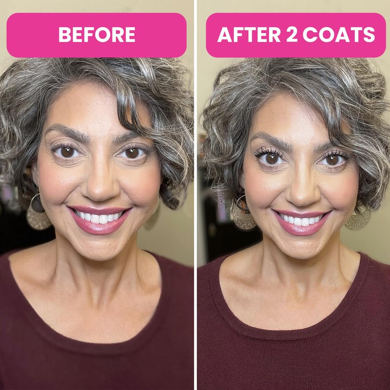 Prime Prometics PrimeLash Mascara for Older Women – Volumizing, Incredible Length in 2 Coats – Long-Stay, Zero Clumps, Hypoallergenic (Black)