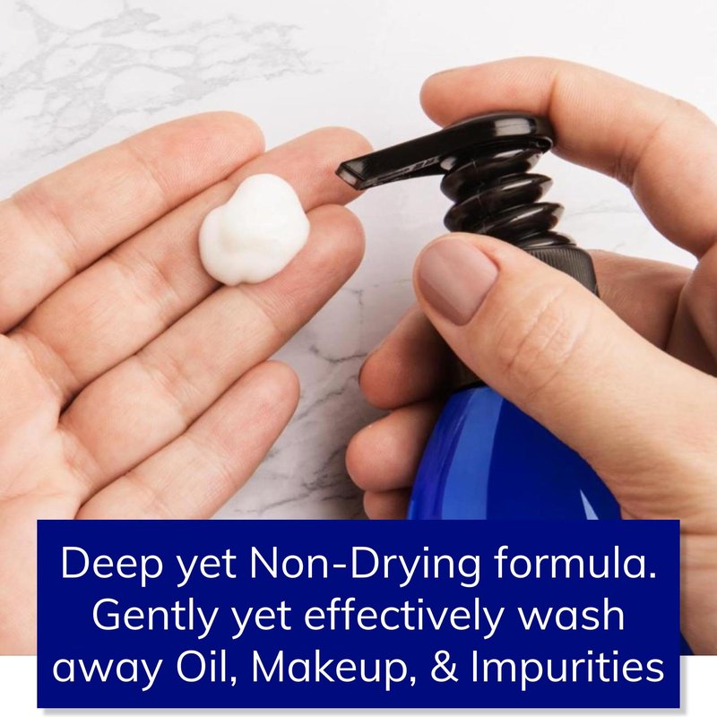Natural Hydrating Foaming Facial Cleanser | NonDrying Cream-to-Foam Face Wash | High-Performing yet Gentle | Softer, Smoother Glowing Skin | Handcrafted in Small Batches | All Skin Types | Women & Men