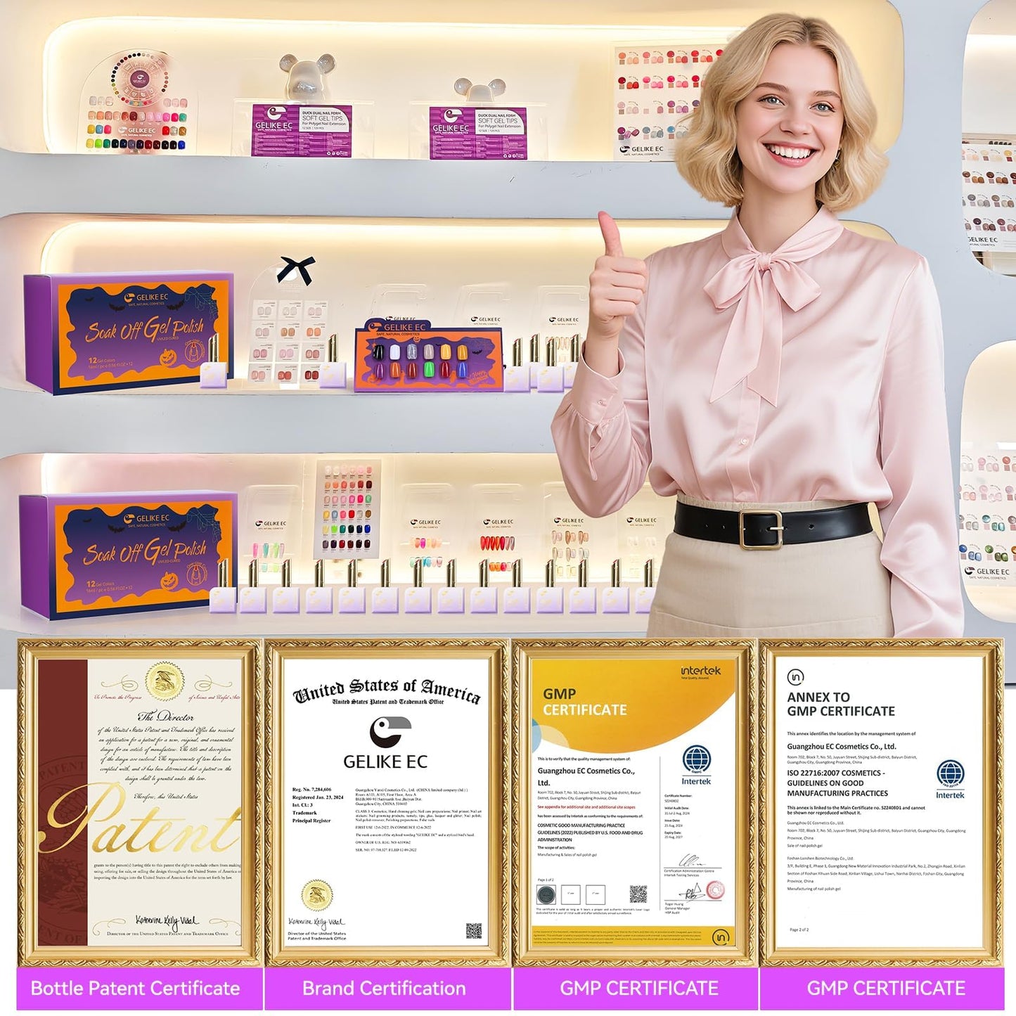 gelike ec Colors Gel Nail Polish: TPO&Hema Free Gel Polish Set With 16ML 12 Fall Colors Big Bottles for Young Women Manicure DIY at Home with Color Chart and Stickers 2026