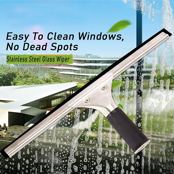 Window Cleaning Wand, Water Feeding Telescopic Brush for Pv Panel Cleaning - 12M/40Ft, Roof Cleaning Tool Window Cleaner Kit,35Cmbrushhead-9M/30Ft,35cmbrushhead,6M/20FT
