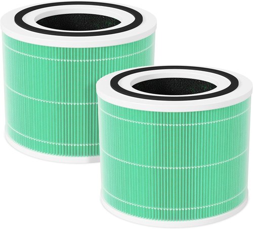 LEVOIT 2-Pack Core 300 Replacement Filter - H13 True HEPA & Activated Carbon | Compatible with Core 300 & 300S