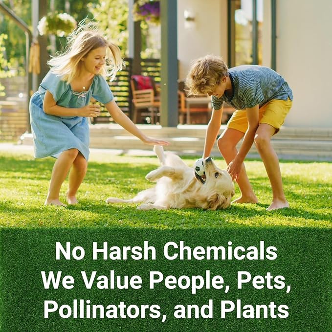 NatureShield Insect and Pest Repellent, Outdoor Bug Repellent for Patio and Lawn, Use with Irrigation Feeder System, Pump or Hose End Sprayer, 64 Fl Oz, 2 Pack