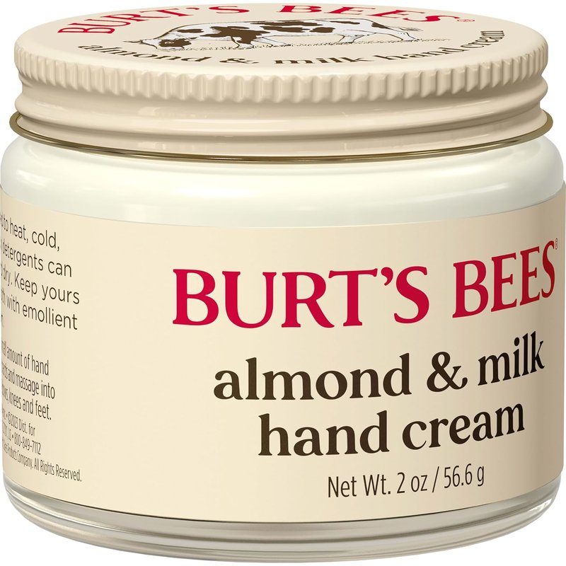 Burt's Bees Hand Cream - Almond & Milk Formula | 2 Oz Moisturizer for Soft Skin