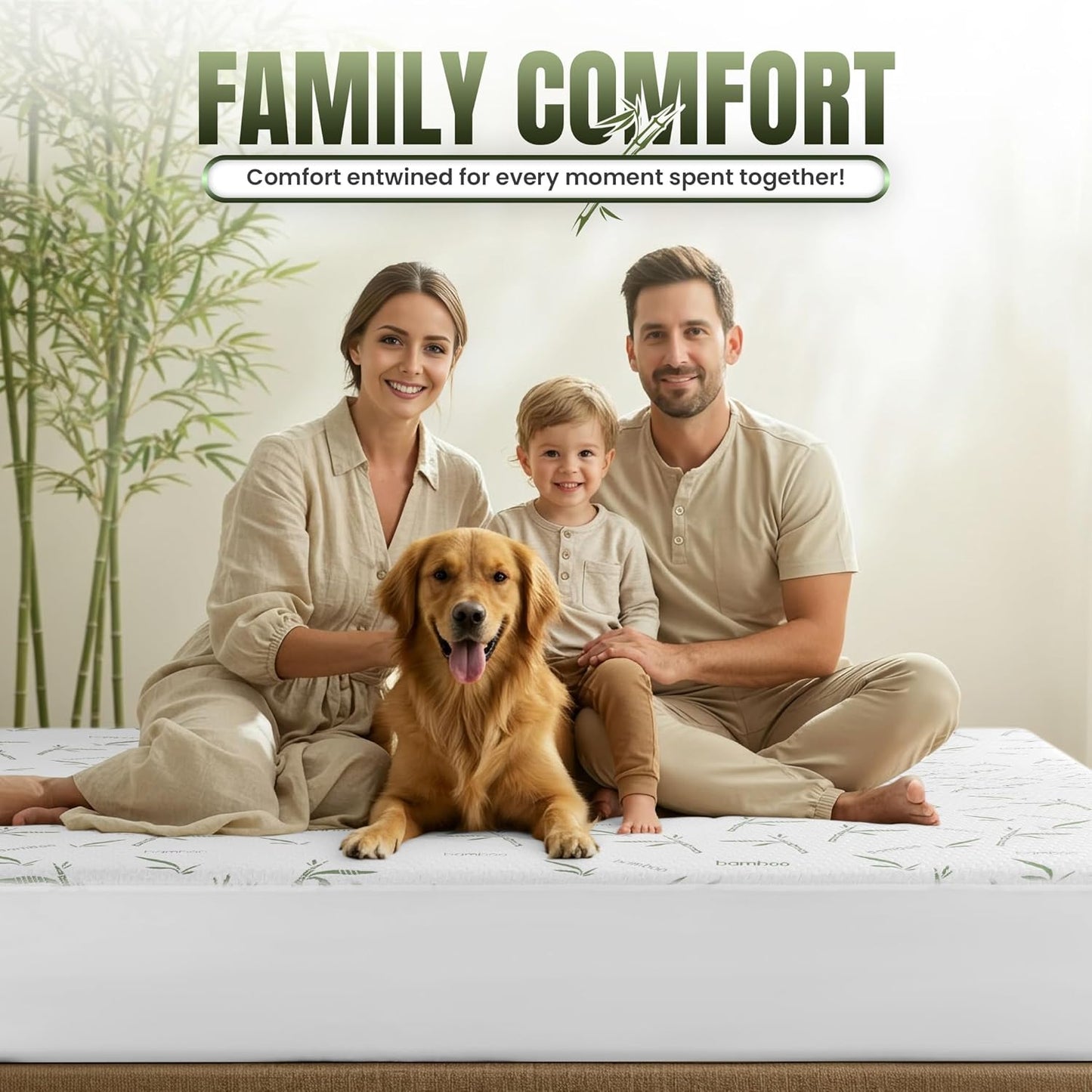 Utopia Bedding Waterproof Mattress Protector - Twin XL, Soft Bamboo Viscose, 15-Inch Deep Pockets