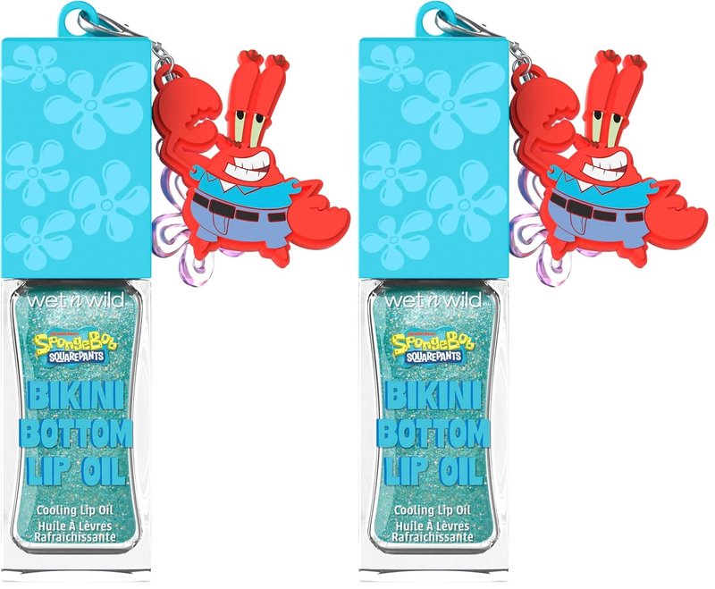 Wet n Wild Spongebob Bikini Bottom Cooling Lip Oil - Thar She Blows | Hydrating Duo Set