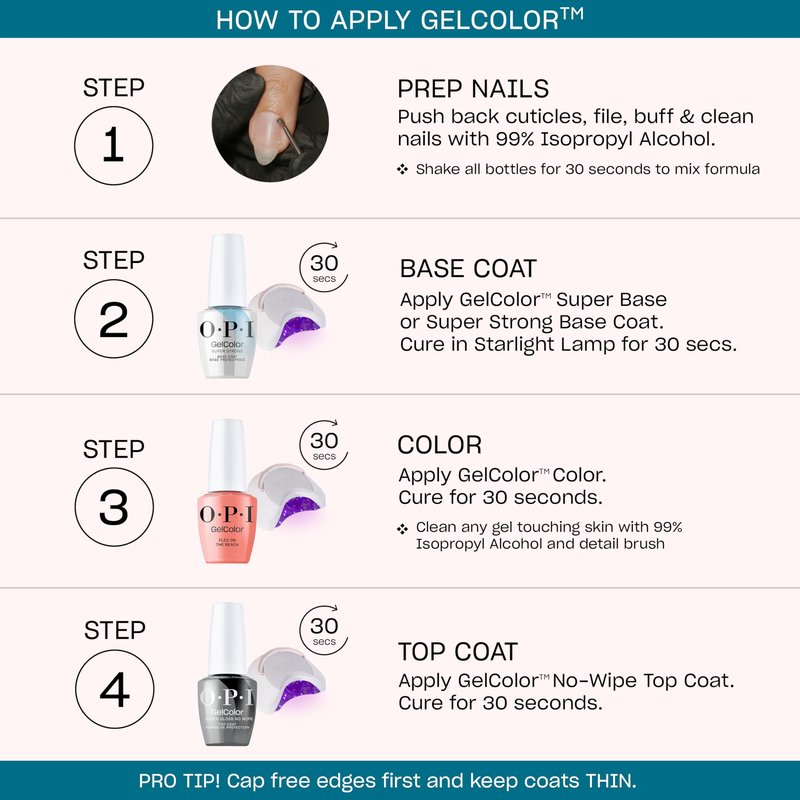 OPI GelColor Gimme a Lido Kiss | Opaque Bright Red Shimmer LED Cure Gel Nail Polish | Salon-Quality Shine, Long-Lasting Wear | Vegan & HEMA Free | 0.5 Fl Oz