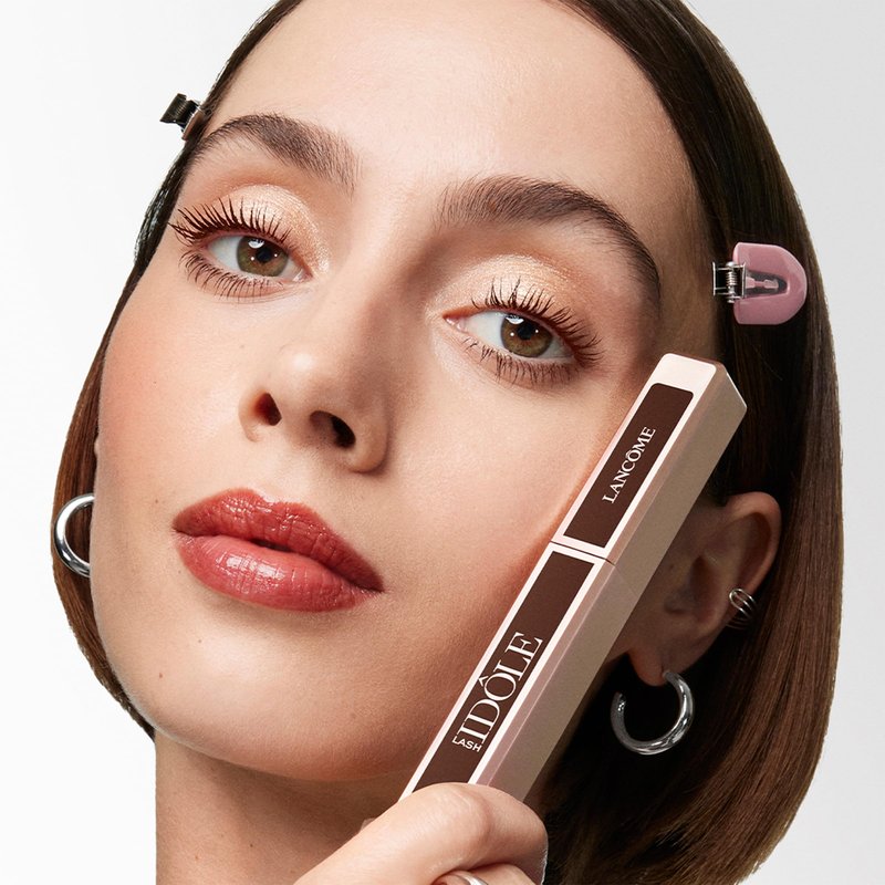 Lancôme Lash Idôle Lash-Lifting & Volumizing Mascara - Brown Mascara for Instant Volume, Length & Lift - Smudge Proof & Up To 24H Wear - Brown