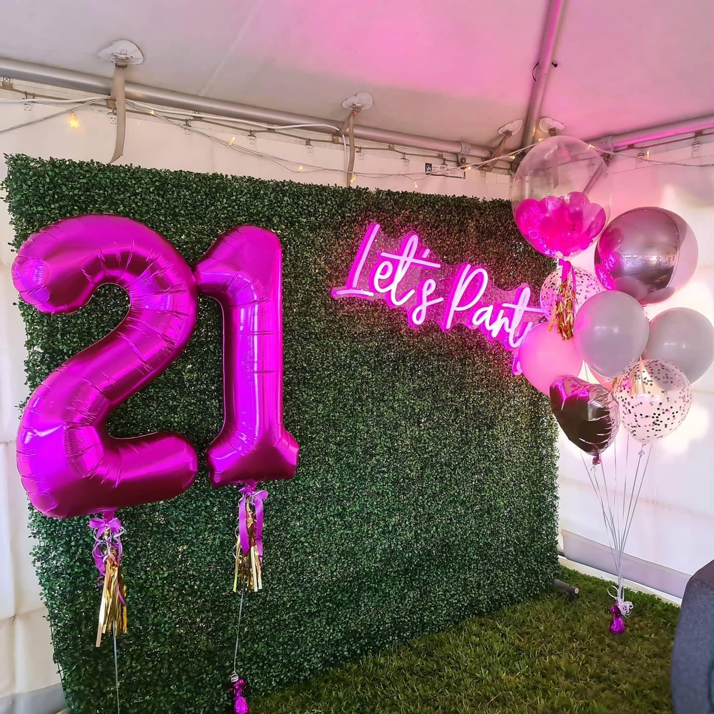 Regine Switzerland 40-Inch Giant Number 1 Balloon - Rosy Purple Birthday Decoration for Girls