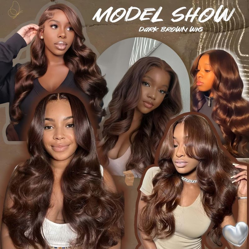 florrhair Natural Black 13×6 Lace Front Wig, 26 Inch HD Lace frontal Wavy Glueless Wigs,Synthetic Body Wavy Pre Plucked Wig with Baby Hair for Women Daily Party Use,Heat Resistant Fiber Wig