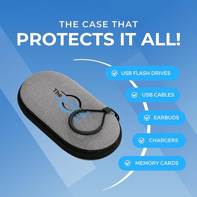 ThePhotoStick® Omni 512GB + Protective Case - Secure Photo & Video Backup and Transfer, Digital File Organization, USB & Multiport Connection for Phones, Tablets and Computers, Water Resistant Case