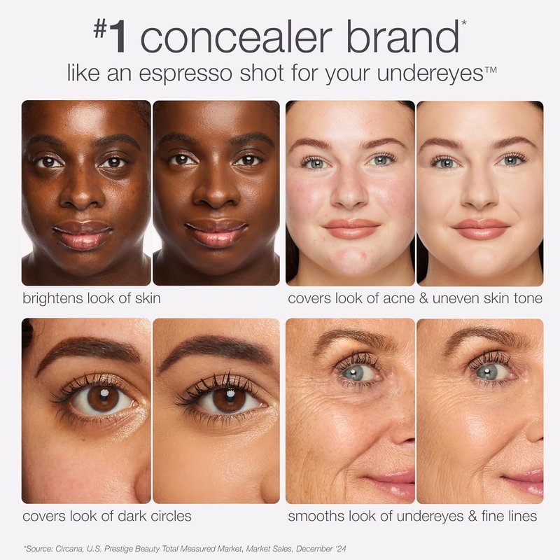 Tarte Shape Tape Creamy Concealer - Full Coverage Hydrating Makeup | 24HR Matte Finish for Redness & Fine Lines