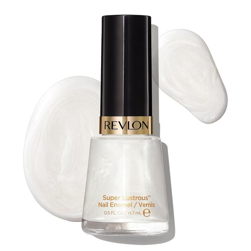 Revlon Super Lustrous Nail Polish - Chip-Resistant, Longwear Formula | 020 Pure Pearl, 0.5 fl oz