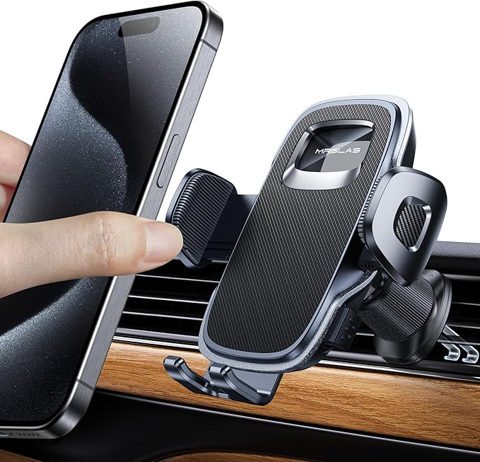 MRGLAS 2026 Upgraded for MagSafe Vacuum Car Phone Mount, 2800gf Strong Magnetic Phone Holders for Your Car, 360° Adjustable 98LBS Suction Cup Car Mount, Car & Truck Accessory for iPhone 12–17 Pro Max