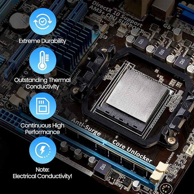 Leadercarbon Thermal Pad,38 * 38 * 0.2mm,Graphene Thermal Pads for GPU/CPU/XBOX/PS5/ Electronics - Highly Efficient, Compressible (38 * 38mm), Perfect Alternative for Thermal Paste.