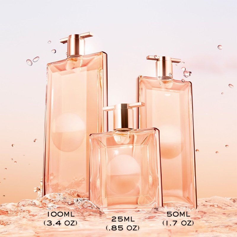 Lancôme Idôle Eau de Toilette - Fresh & Energizing Women's Perfume - Long Lasting Fragrance with Notes of Green Tea, Blooming Roses & Fresh Bergamot - 0.85 Fl Oz