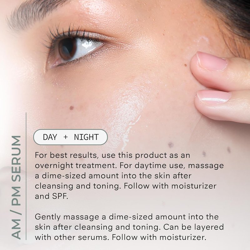 **COSMEDIX Reboot Overnight Face Serum - Hydrating Anti-Aging Probiotic Formula for Fine Lines & Wrinkles | All Skin Types**