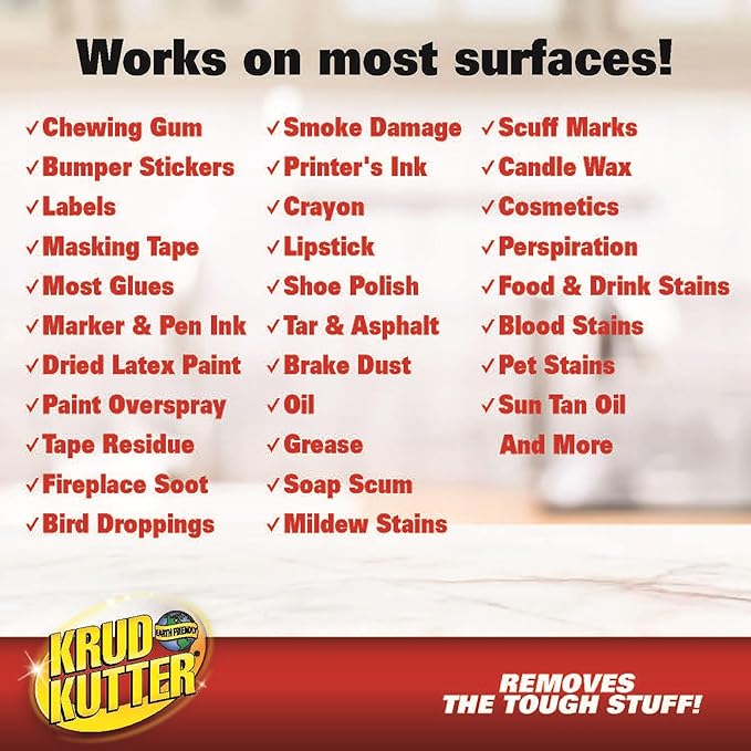 Krud Kutter KR012 Tough Task All Purpose Remover, Gallon