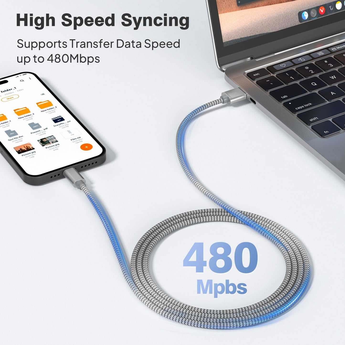 Elebase iPhone 17 17e Pro Max Charging Cable 1.5/3.3/6.6FT 3Pack,USB A to Type C Car Charger Cord,USBC Carplay Cable for New Apple 16 Plus iPad 10 Mini 7 Air 8,Airpods,Samsung Galaxy S26 S25 A17 Ultra