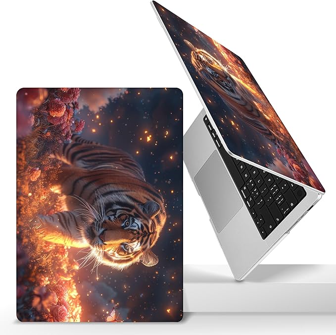 Lepeoac Case for MacBook Pro 16 inch Case 2026-2021 | M5 A3429 A3428 M4 M3 M2 M1 Pro/Max | Protective Hard Shell Laptop Cover with Screen Protector & Keyboard Cover | Dream Tiger