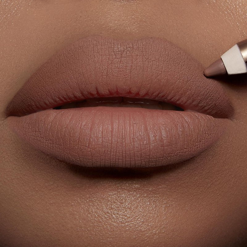 Charlotte Tilbury Lip Cheat Lip Liner Pencil - Creamy Fuller-Looking Lip Pencil with Jojoba Oil & Hyaluronic Acid - Waterproof, Smudge-Proof & Transfer-Proof - 6H Wear - Iconic Nude