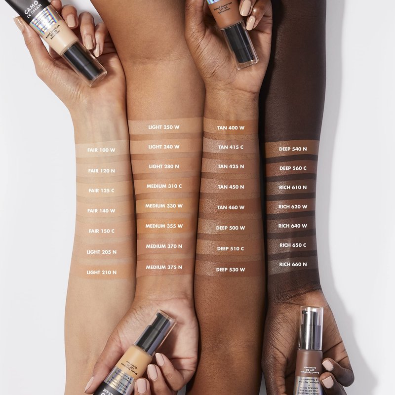 e.l.f. Camo CC Cream, SPF 30 Color-Correcting Medium-To-Full Coverage Face Foundation, Delivers An Airbrushed Finish, Vegan & Cruelty-Free, Tan 460 W