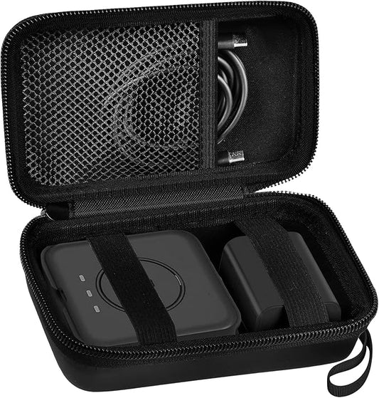 ANKHOH Travel Case for UCOMX for Nano/for Iseyyox/for LISEN/for RTOPS 3 in 1 Wireless Charger, Foldable Magnetic Charging Station Storage Holder Bag for Fast Charge Pad Cable -Box Only (Black)