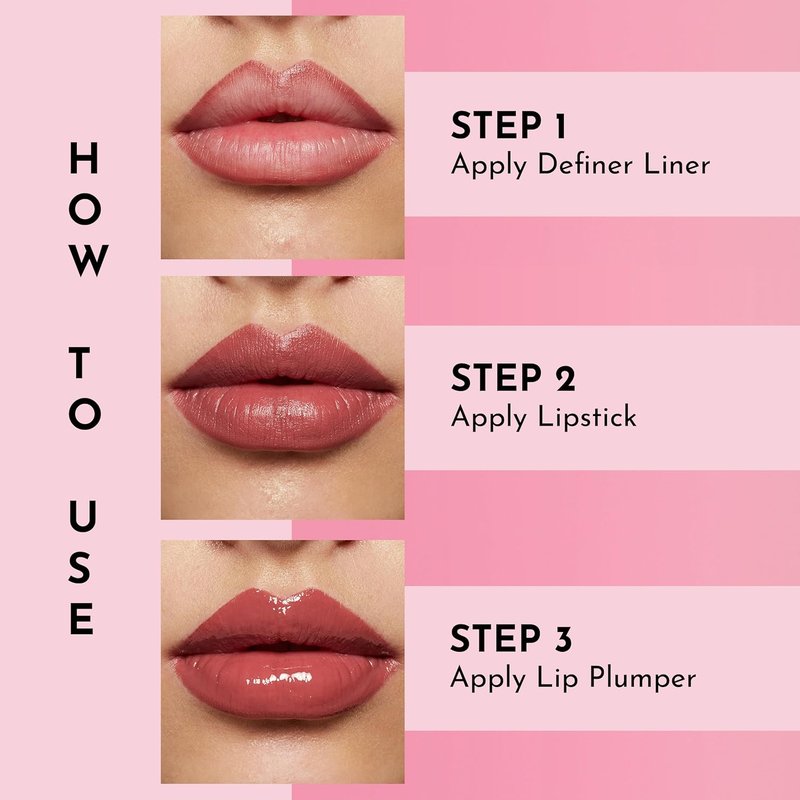 Forget the Filler Lip-Plumping Satin Cream Lipstick - Fawn | 0.1 Ounce, Smooths Lines & Enhances Lips
