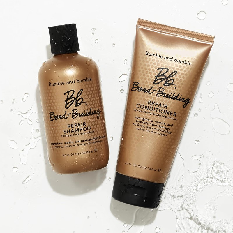 Bumble and bumble. Bond-Building Hair Repair Conditioner | Strengthens and Prevents Breakage | Smooths Frizz, Adds Shine | For Damaged Curly, Wavy, Straight Hair Types, 2 Fl Oz