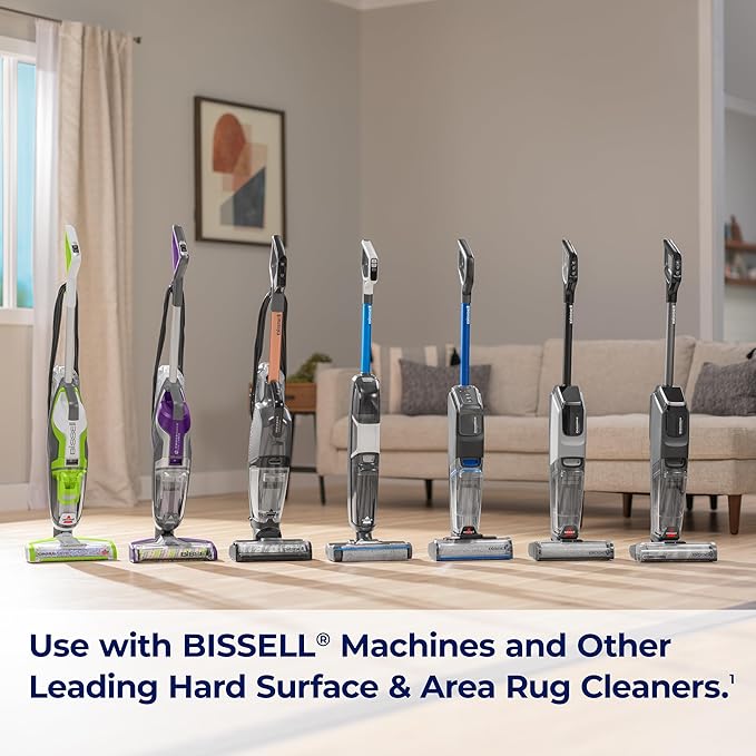Bissell MultiSurface Floor Cleaning Formula-Crosswave and Spinwave, 17891, 64oz, Removes Everyday Dirt and Grime, Safe on Sealed Hard Floors, Tile, Laminate, Area Rugs, Spring Breeze