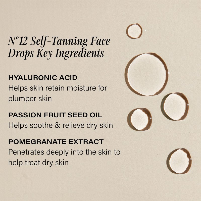 + Lux Unfiltered Mini Golden Hour Set - Includes Best Sellers N°32 Gradual Self Tanner Santal 1.7 fl oz & N°12 Face Tanning Drops 0.27 fl oz - Trial Size Self Tanner - Vegan & Cruelty Free