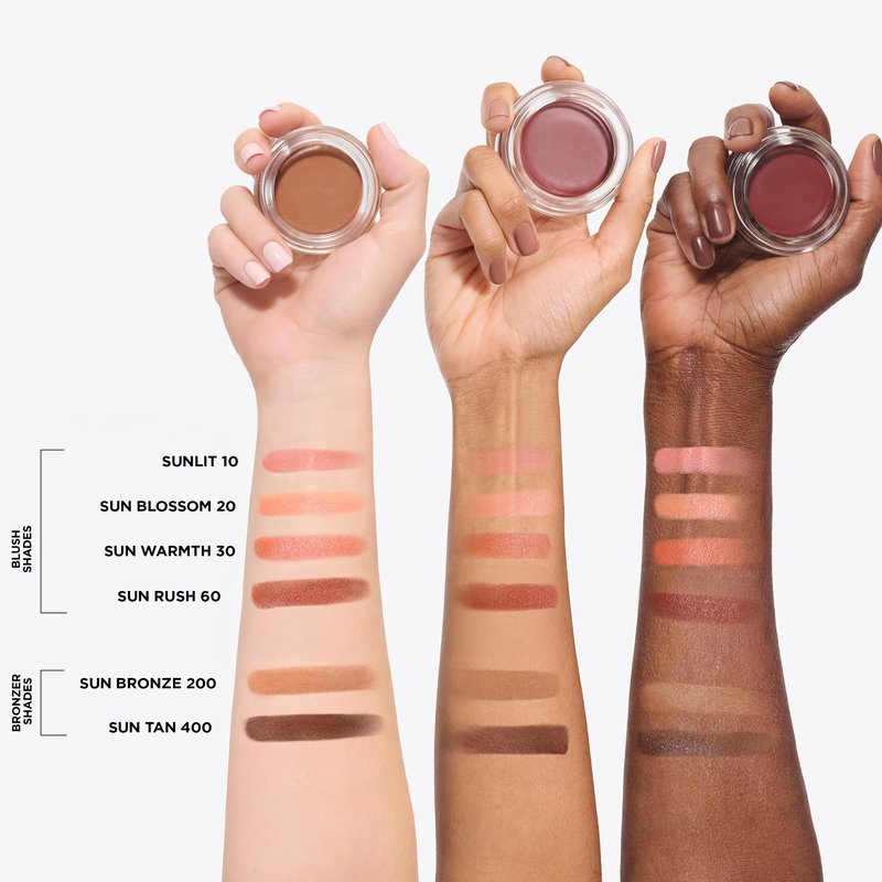 IT Cosmetics Do It All Serum Color Balm Sun Cream Blush & Bronzer, Sun Blossom - Blendable & Buildable, Lift, Reshape, All-Over Color, 24HR Hydration, Hyaluronic Acid, Peptides & Vitamin E - 0.63 oz