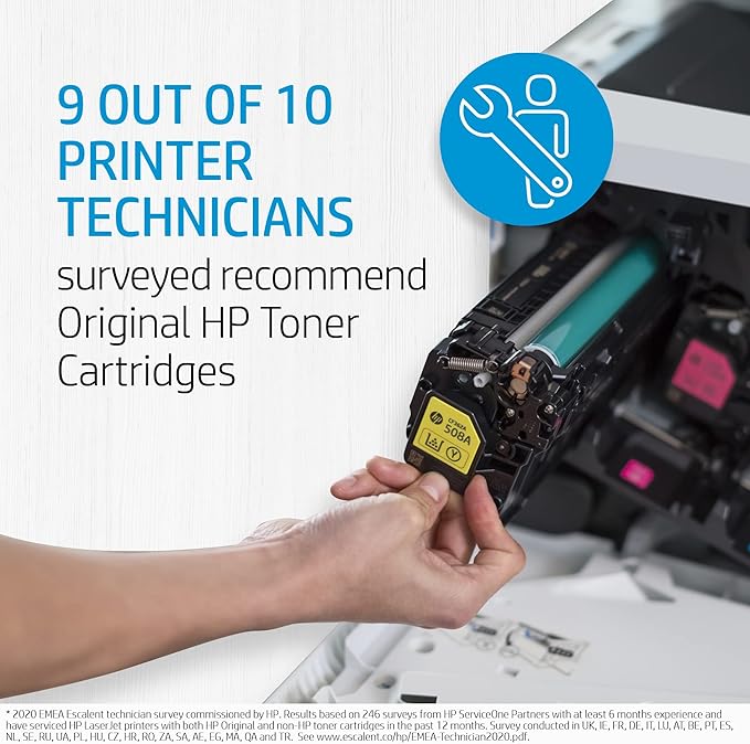 HP 213A Cyan Original LaserJet Toner Cartridge, W2131A. Works LaserJet Enterprise 5700, 5800, 6700, 6701, 6800, 6801