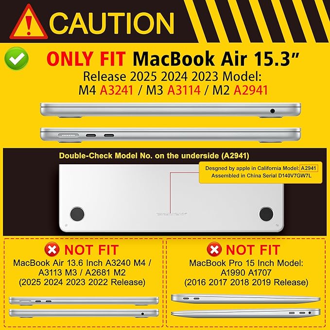 Lepeoac Case for 2026/2025/2024/2023 MacBook Air 15-inch Laptop Release M5 A3448 /M4 A3241 /M3 A3114 /M2 A2941, Stylish Protective Hard Shell Cover for MacBook Air 15.3 inch, Sunflowers