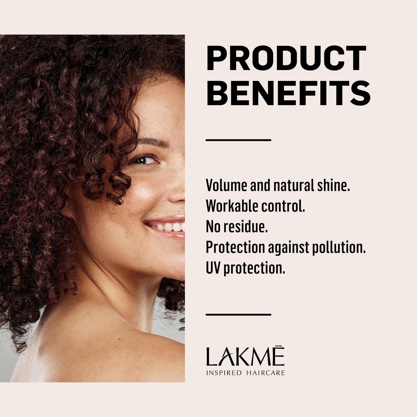 LAKMÉ K.Finish Power Strong Hold Hair Mousse, Volumizing Mousse, Extreme Hold, Frizz Control, 10.2 Fl Oz