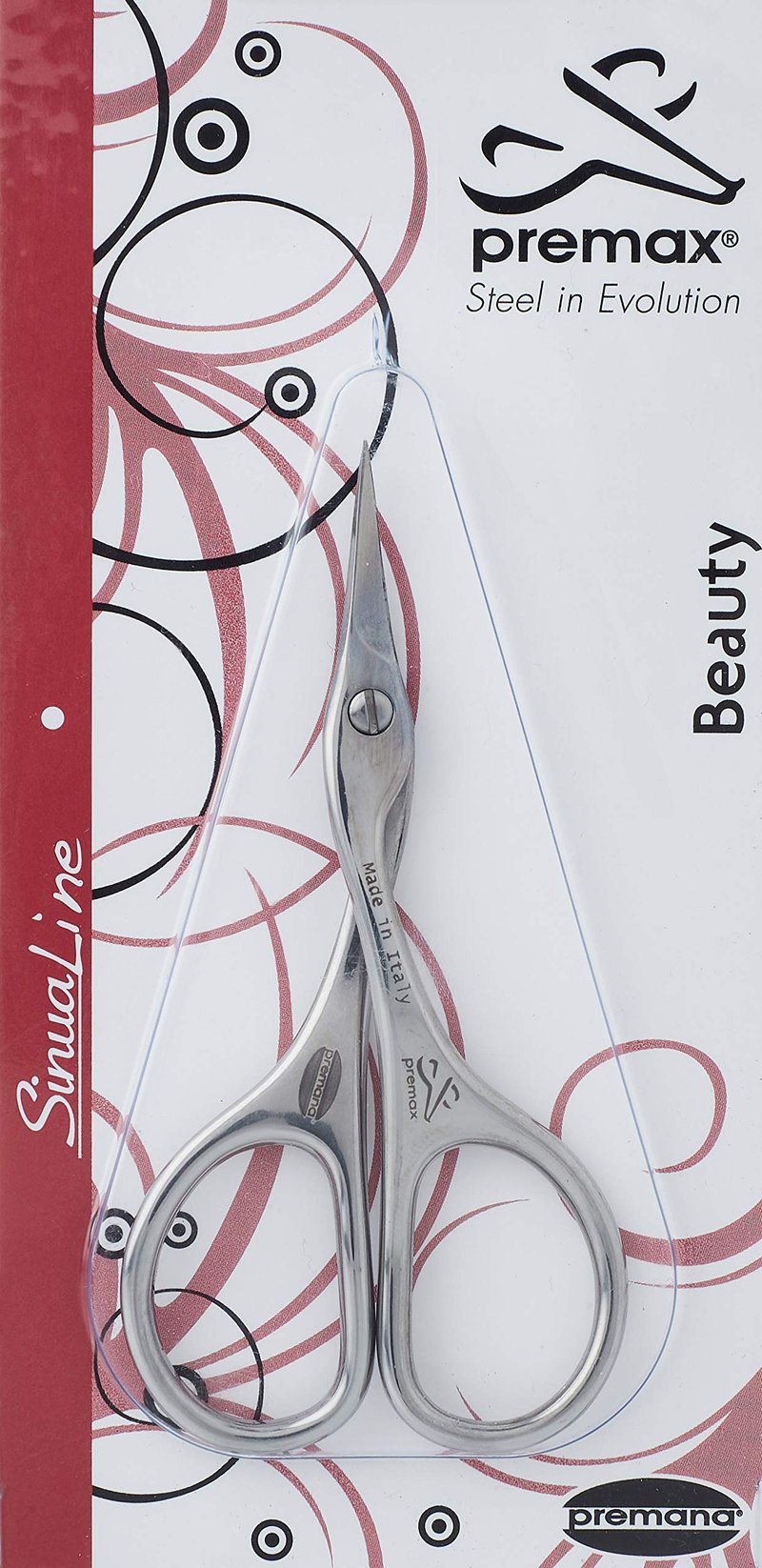 Premax 10963 Cuticle Scissors – Sinua Collection, 1 Piece