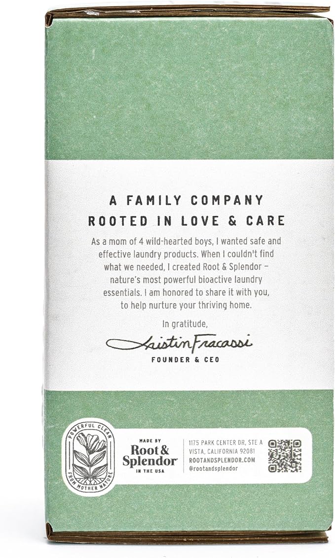 Root & Splendor Ultra Concentrated All Natural Laundry Detergent Liquid - Plant Based, Enzymatic Laundry Soap, Humble Scent, 1 Liter, 67 Loads