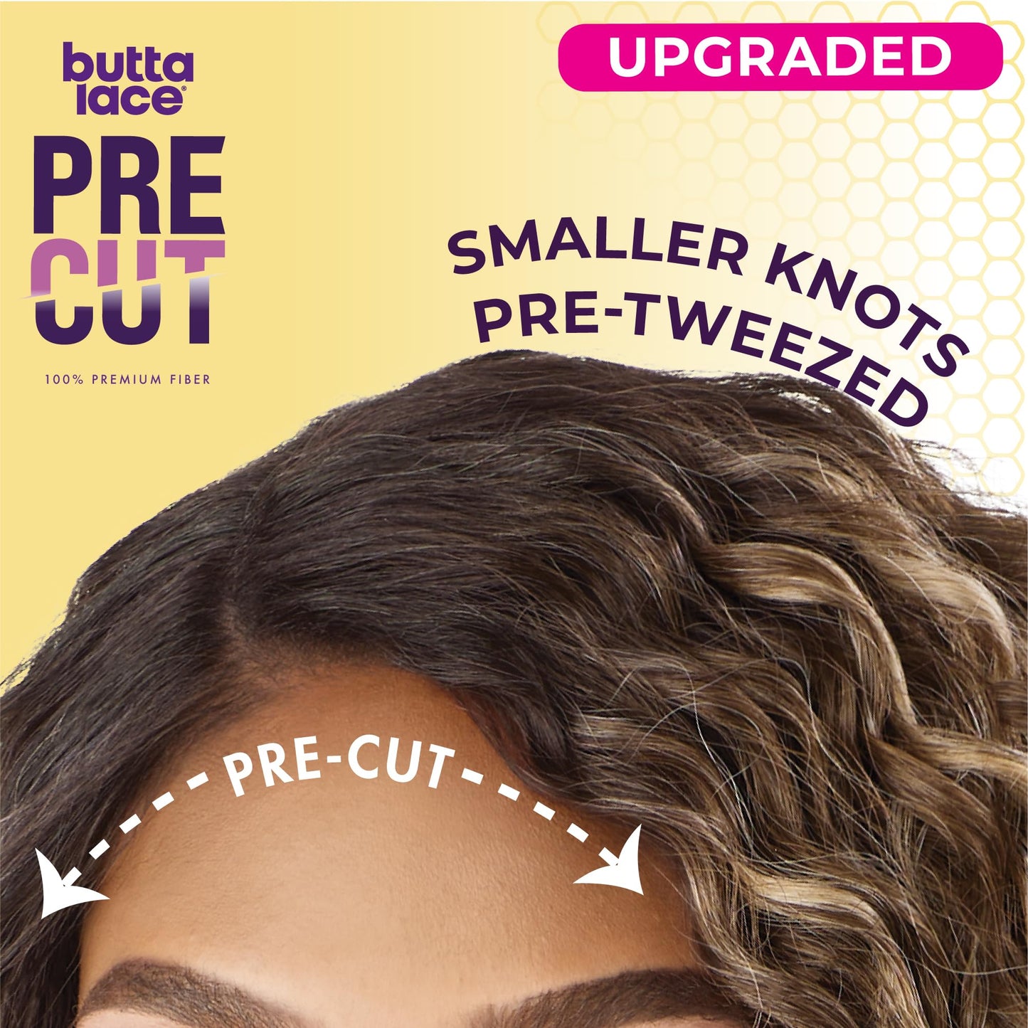 Sensationnel Butta Lace Precut Wigs - Unit 6 Glueless Extra Wide 5 Inch Deep Parting Synthetic Pre Tweezed Smaller Knot Hairline (TH2/30)