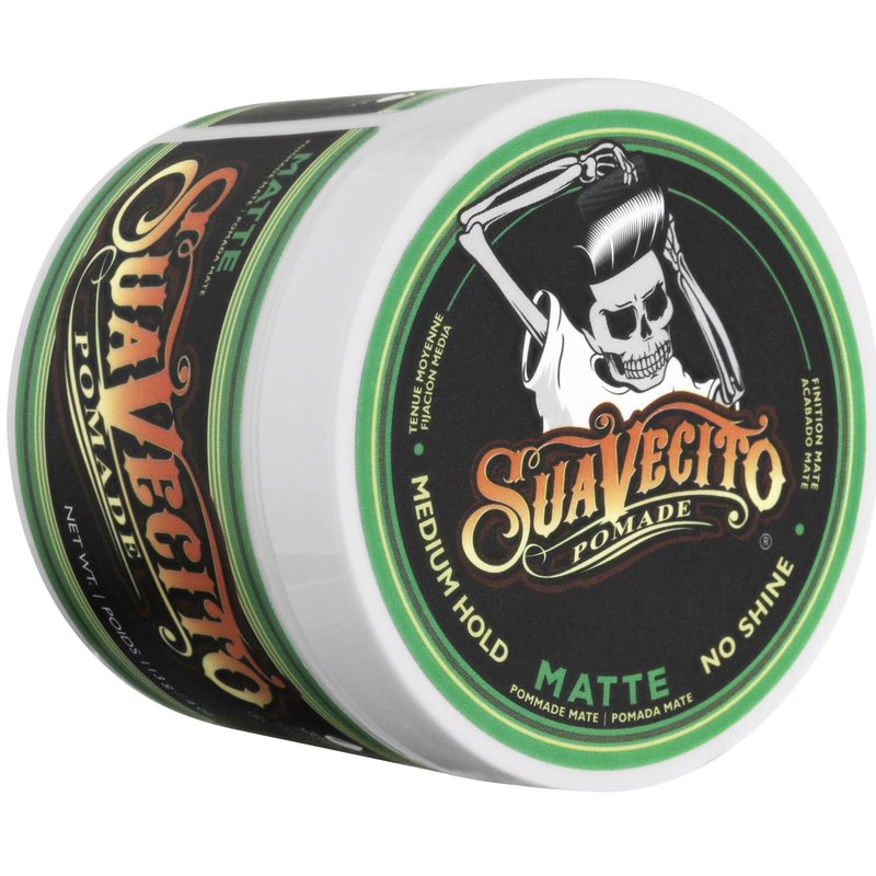Suavecito Pomade Matte (Shine-Free) Formula 4 oz, 3 Pack - Medium Hold Hair Pomade For Men - Low Shine Matte Hair Paste For Natural Texture Hairstyles