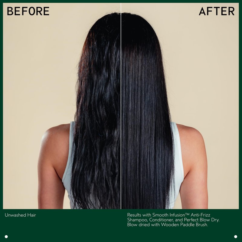 Aveda Smooth Infusion Anti-Frizz Shampoo | Smoothing Shampoo | Frizz Control | Protects Against Humidity | Silicone Free | for Medium and Thick Hair | 95% Naturally Derived*, 1.7 Fl Oz
