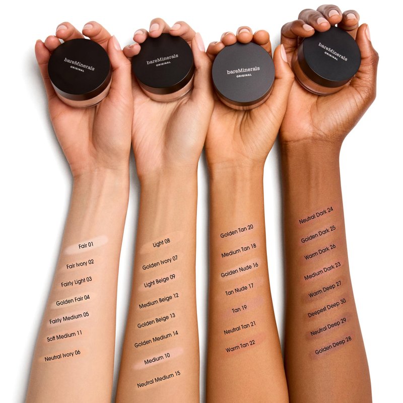 Original Loose Powder Foundation SPF 15, Neutral Tan 21, Vegan, Cruelty-Free & Dermatologist-Tested