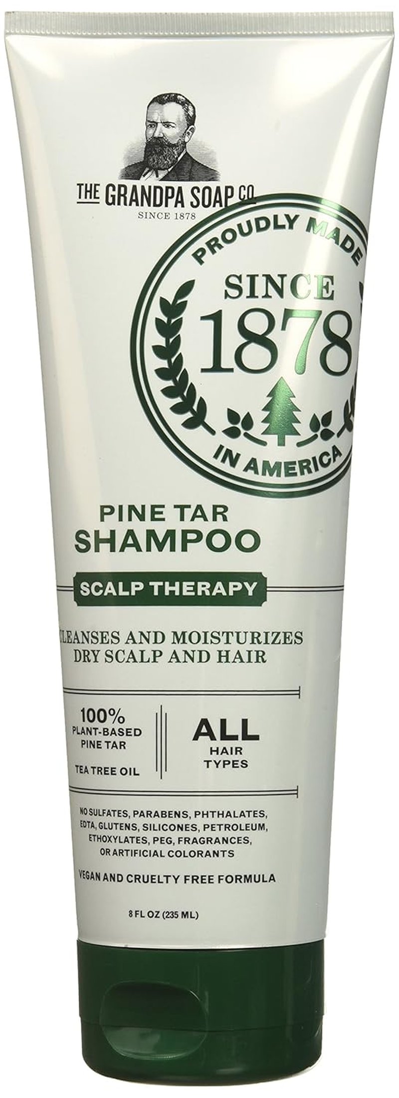 Wonder Pine Tar Shampoo - Natural Hair Care for Scalp Health | 8 Ounce - Pack of 2
