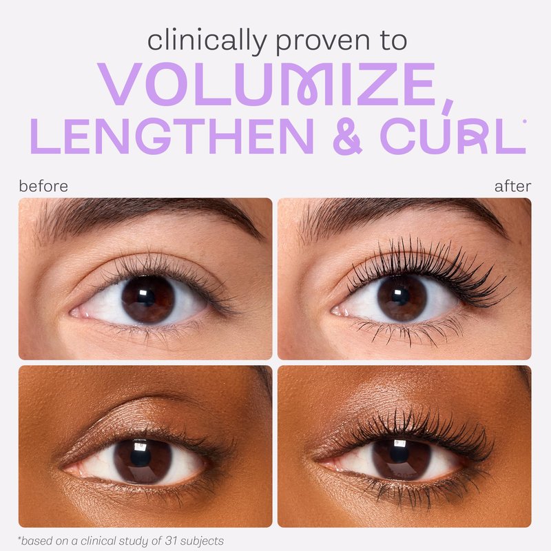 tarte tartelette tubing mascara – Lash Extensions in a Tube, Easy-to-Remove Eye Makeup, Clinically Proven to Volumize & Curl, 24Hr Smudge-Proof Longwear, Vegan & Cruelty-Free, full size, brown
