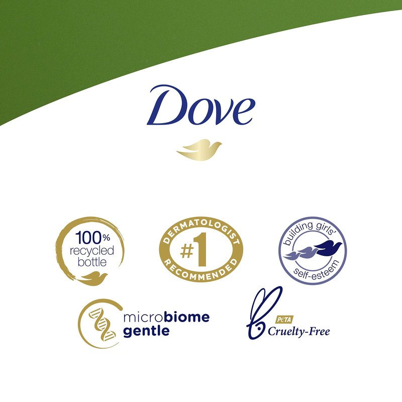 Dove Refreshing Body Wash Cucumber and Green Tea 4 Count Revitalizes and Refreshes Skin Cleanser That Effectively Washes Away Bacteria While Nourishing Your Skin 22 oz
