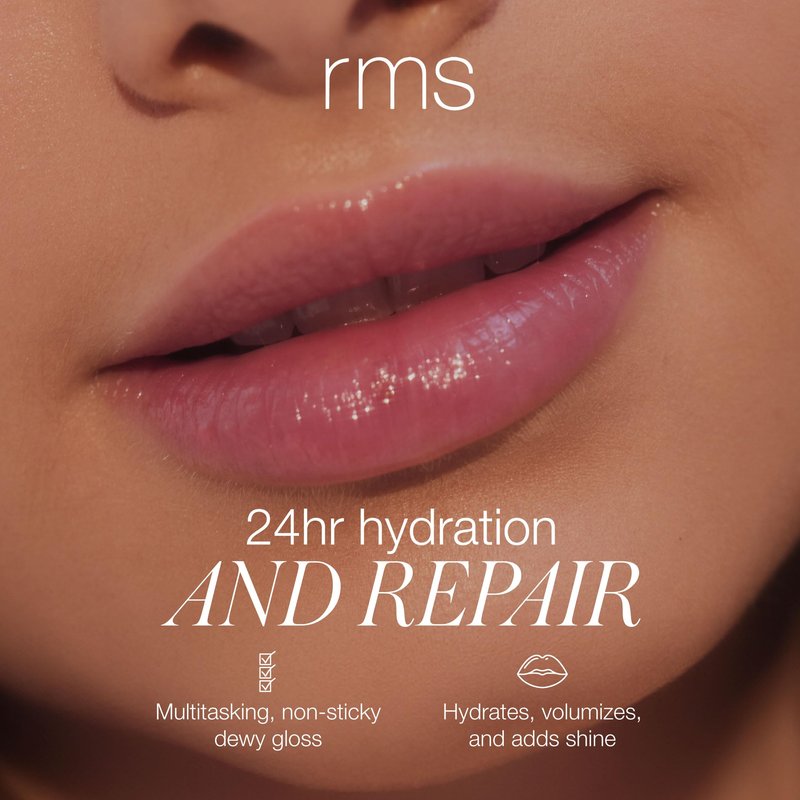 RMS Beauty Lipnights Overnight Lip Mask - Barrier Repair Hydrating Lip Balm Vanilla Coco Butter & Shea Butter Overnight Mask