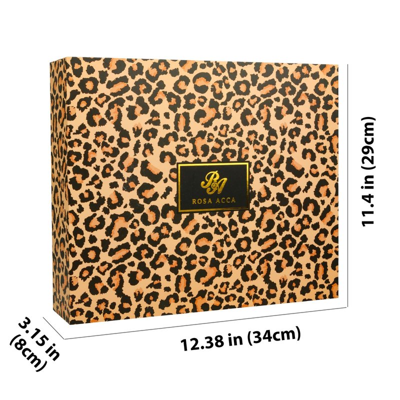 Gifts for Women, Birthday Gift for Women, 33 Pcs XXL Leopard Bath and Body Gifts Basket for Mom & Wife, Hydrating Skin Care Set, Home Spa Self Care Gifts Set, Christmas, Anniversary, Valentines