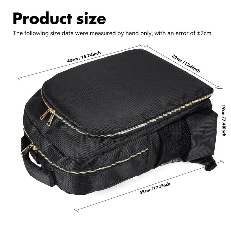 Barber Supplies Bag for Clippers & Supplies, Barber Travel Backpack for Men, Waterproof Barbers Accessories Case, Cordless Trimmer Holder for Clipper, Gift for Barbers
